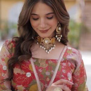 PREMIUM READYMADE ALIA CUT GOWN WITH DUPATTA KA-1159